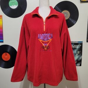 Limited Sport USA | Vintage Red Fleece Pullover